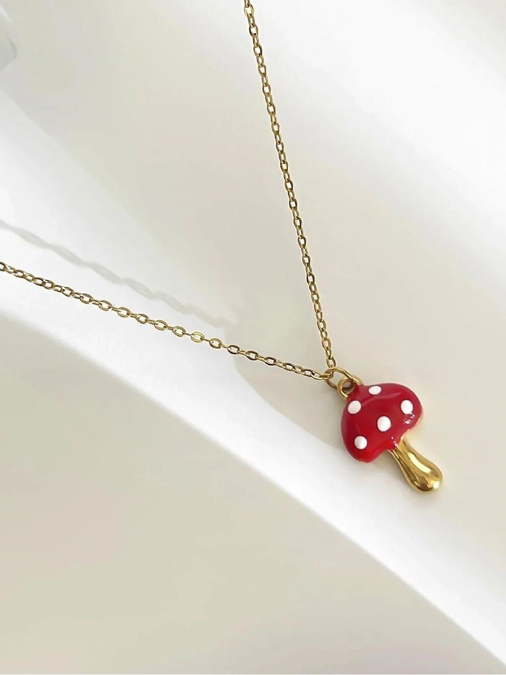 Mushroom necklace Q1288